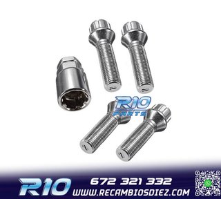 TORNILLOS ANTIRROBO LARGOS 14X125 CÓNICO