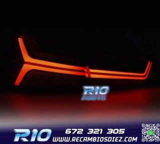 PILOTOS AUDI A6 C7 11-14 ROJOS INTERMITENTE LED DINAMICO