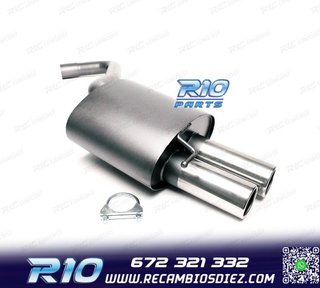 SILENCIOSO ESCAPE BMW SERIE 3 E90 E91 2005- x2 BIS