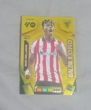 Cromo Nico Williams Balón de Oro Adrenalyn 25-26