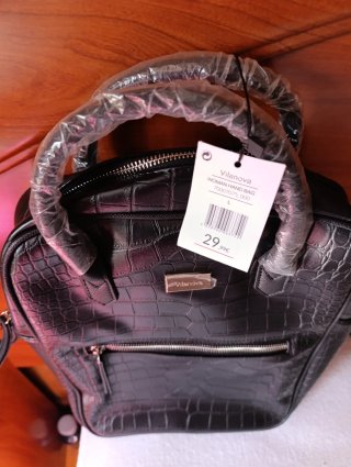 Mochila Vilanova Negra Mujer Nueva