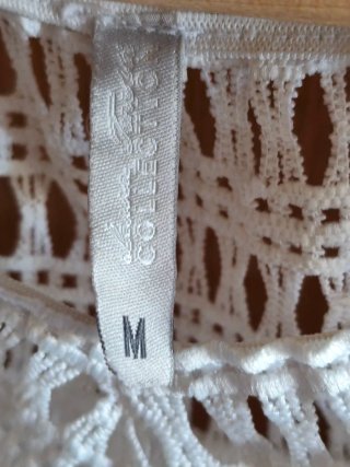 Blusa de lino con encaje