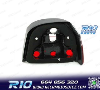 PILOTOS PARA VOLKSWAGEN VW GOLF 3 91-97 ROJO BLANCO LOOK LEX