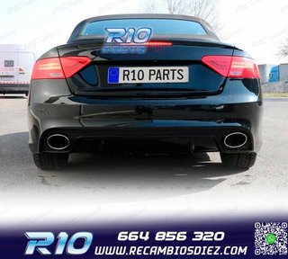 PARAGOLPES TRASERO AUDI A5 8T COUPE 07-15 LOOK RS5