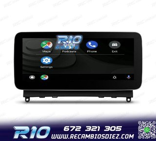 RADIO GPS ANDROID 12 PARA MERCEDES C W204 07-10