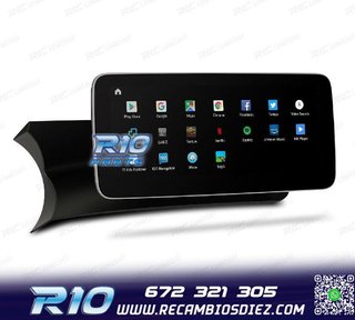 RADIO GPS ANDROID 12 PARA MERCEDES W204 11-14