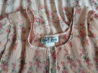 Blusa CORTEFIL floral rosa talla S