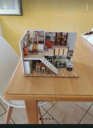 Riproduzione appartamento moderno misure 26x19x15