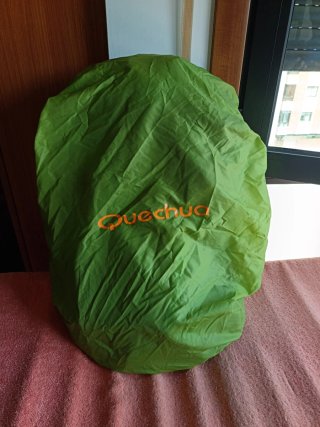 Mochila Forclaz 40L Negra/verde ( ideal c.santiago