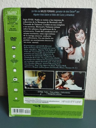 DVD película Valmont