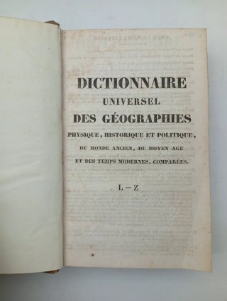 Libro francés geografía 8 mapas año 1827