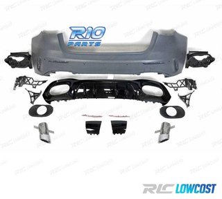 PARAGOLPES TRASERO MERCEDES CLASE A W177 LOOK A35 + COLAS E