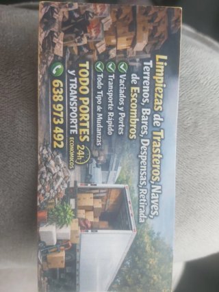 Retirada de escombros y mudanzas