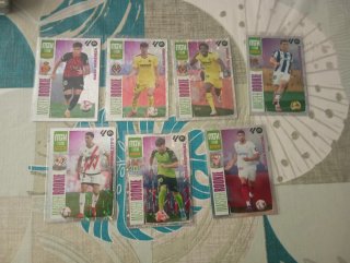 Lote 7 cromos Master Rookie Megacrack 2025
