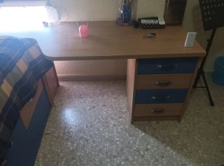 Cama juvenil con cajones