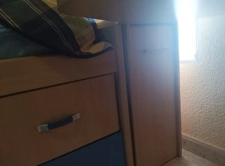 Cama juvenil con cajones