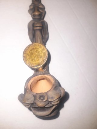 Escultura Indígena 1975 con moneda original