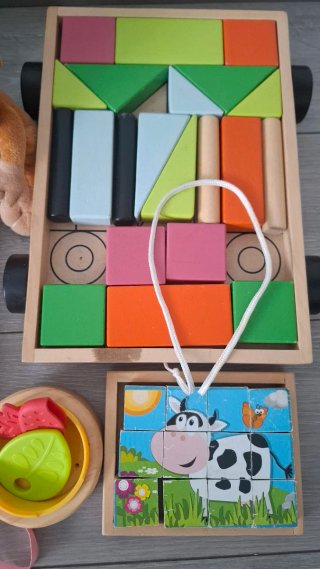 Lote Juguetes Madera y Peluches