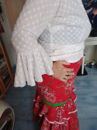 Camisa Flamenca Mujer Talla 46