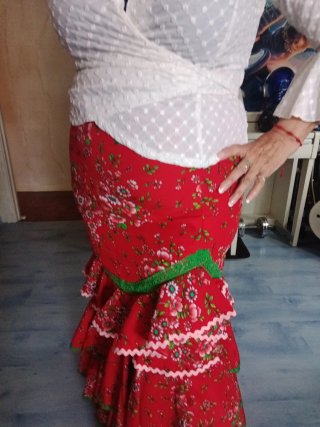 Camisa Flamenca Mujer Talla 46