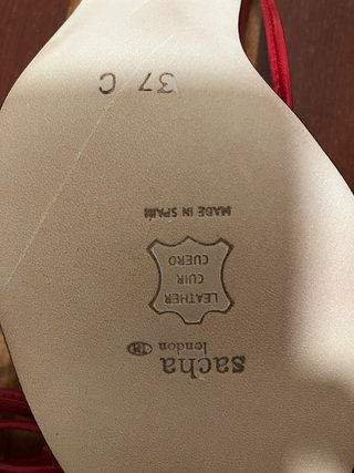 Sandalias Sacha Rojas