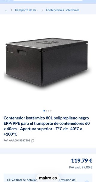 Contenedor isotérmico Thermo Future Box