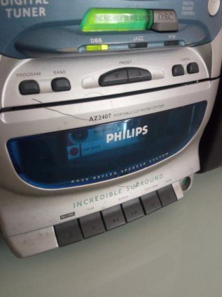 Radio CD Cassette Phillips AZ2407