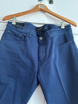 Pantalón caballero azul talla M 5 bolsillos