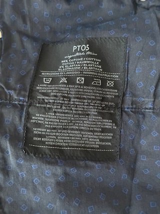 Pantalón caballero azul talla M 5 bolsillos