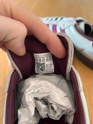 Adidas Samba OG Grigio/Borgogna - Eu 44 2/3