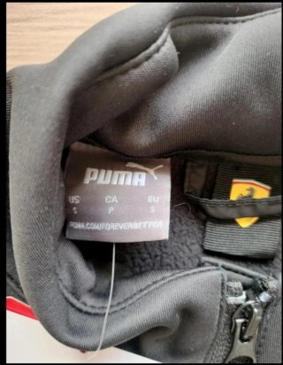 Giacca Ferrari Puma Uomo Nera