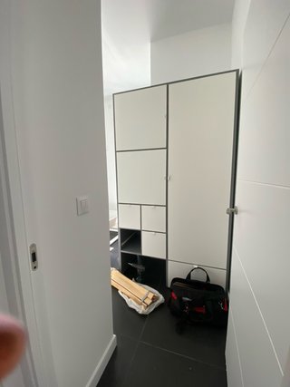 Armario modular Ikea blanco y gris como nuevo URGE