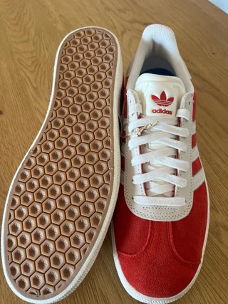 Adidas Gazelle rosse e bianche - Eu 45 1/3