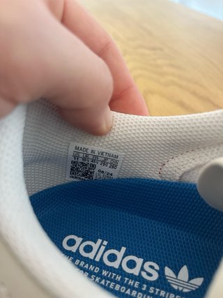 Adidas Gazelle rosse e bianche - Eu 45 1/3