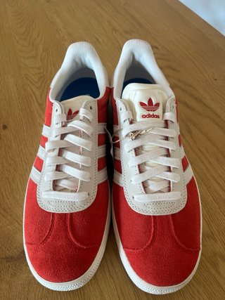 Adidas Gazelle rosse e bianche - Eu 45 1/3
