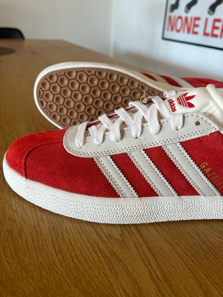 Adidas Gazelle rosse e bianche - Eu 45 1/3