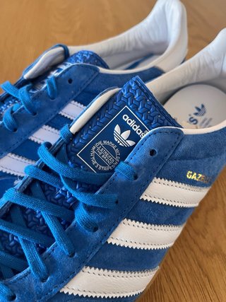 Adidas Gazelle Blu/Bianco Camoscio