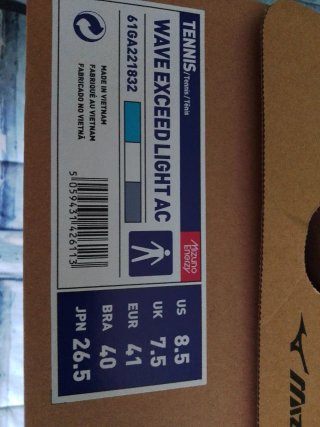 Zapatillas Mizuno Wave Exceed Light AC