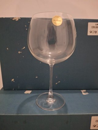 12 Copas de Vino Bohemia Cristal