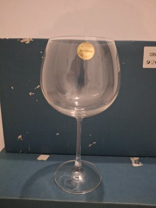 12 Copas de Vino Bohemia Cristal