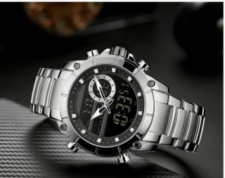 Reloj Deportivo Dual Analógico y Digital