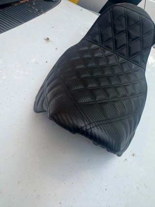 Asiento Moto para Harley davidson Touring Negro