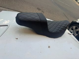 Asiento Moto para Harley davidson Touring Negro