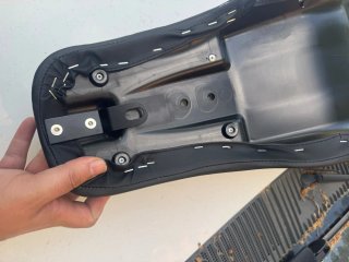 Asiento Moto para Harley davidson Touring Negro