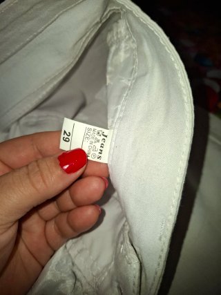 Pantalón pitillo blanco CON ETIQUETA!!