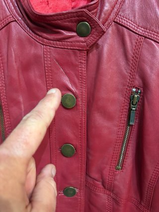 Giacca donna vera pelle morbida leggera vintage
