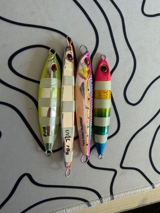 Jig da pesca 60g - Set 8 pezzi