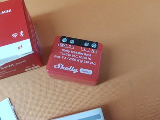 Shelly 1PM Mini Gen3 Relé Inteligente WiFi