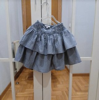 Falda mini cuadros Subdued Talla XS