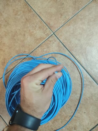Cable azul 2,5mm 180metros
